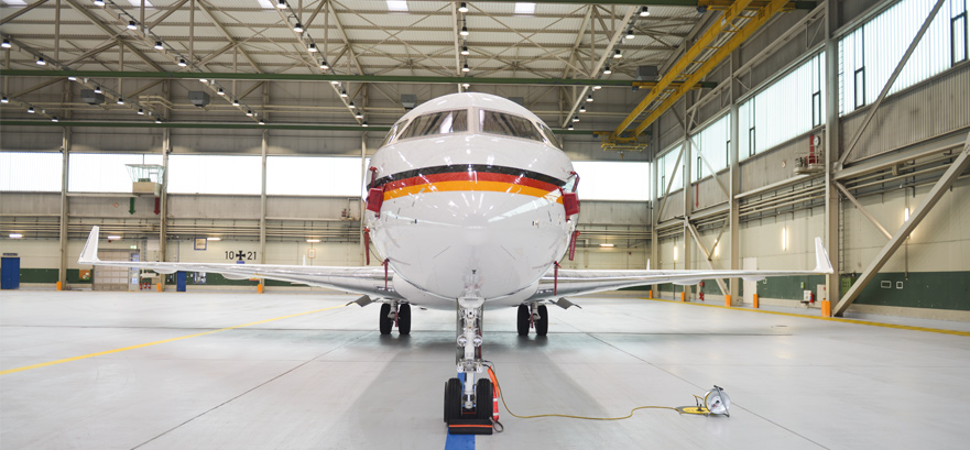 MC renova hangar da força aérea alemã